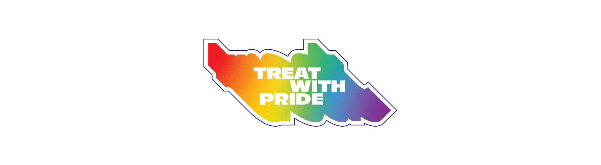 treat with pride sticker
